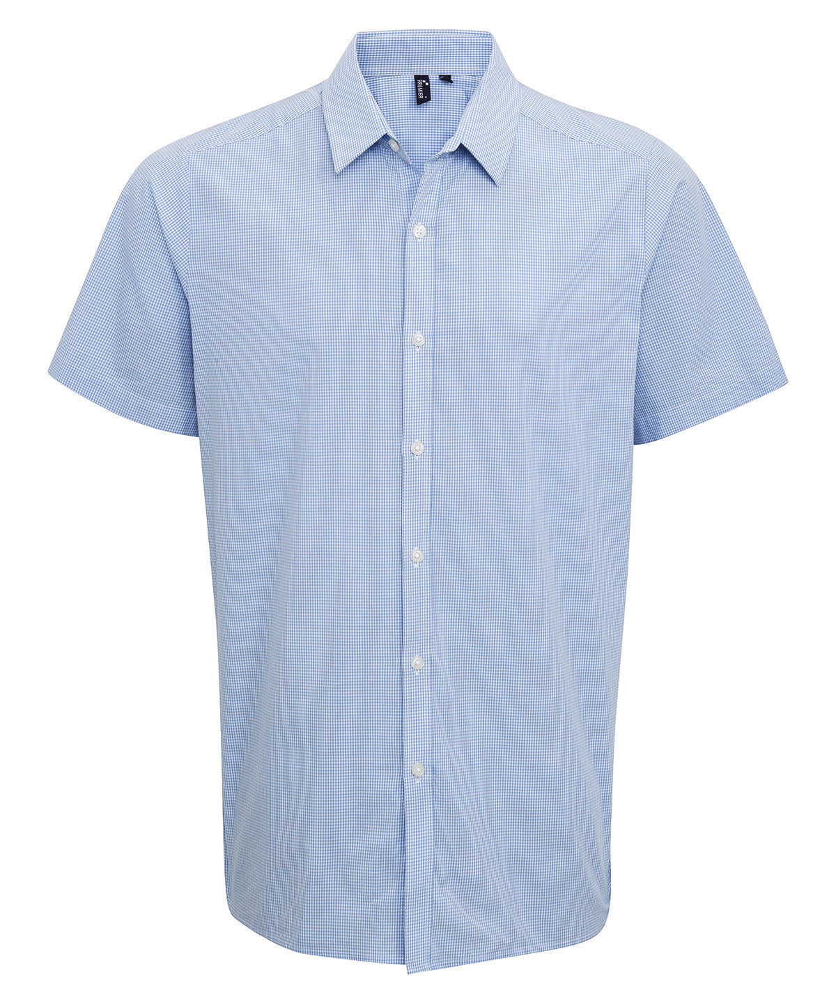 Premier PR221 Gingham Short Sleeve Shirt - COOZO