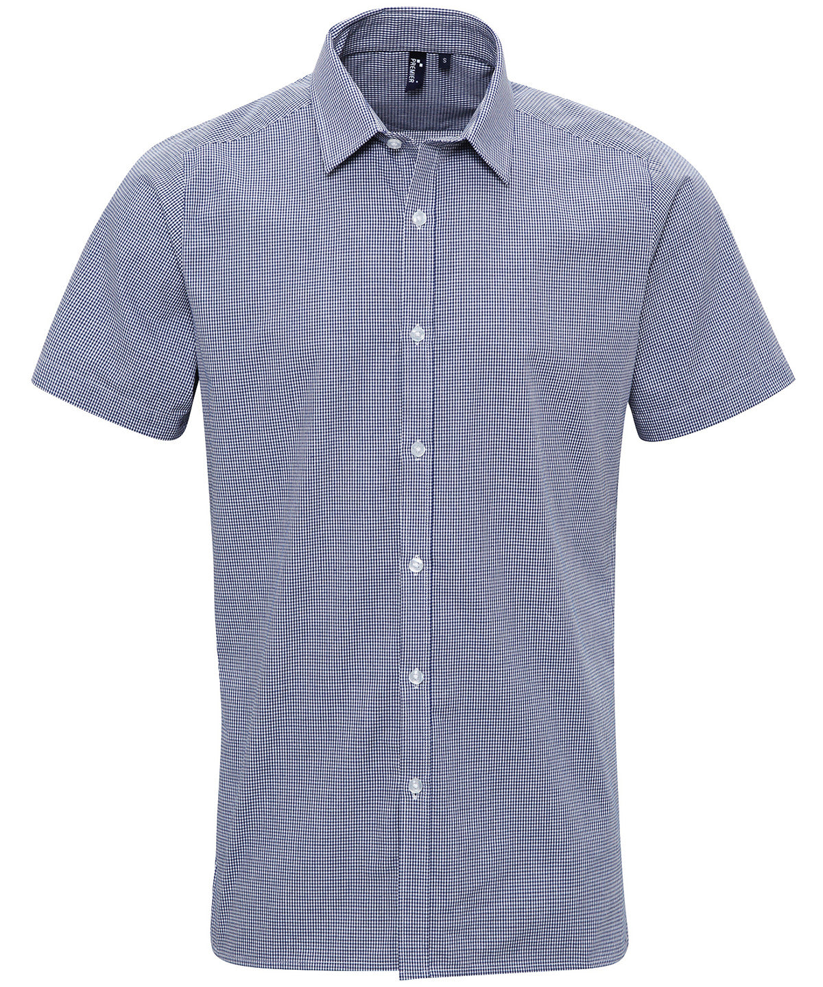 Premier PR221 Gingham Short Sleeve Shirt - COOZO