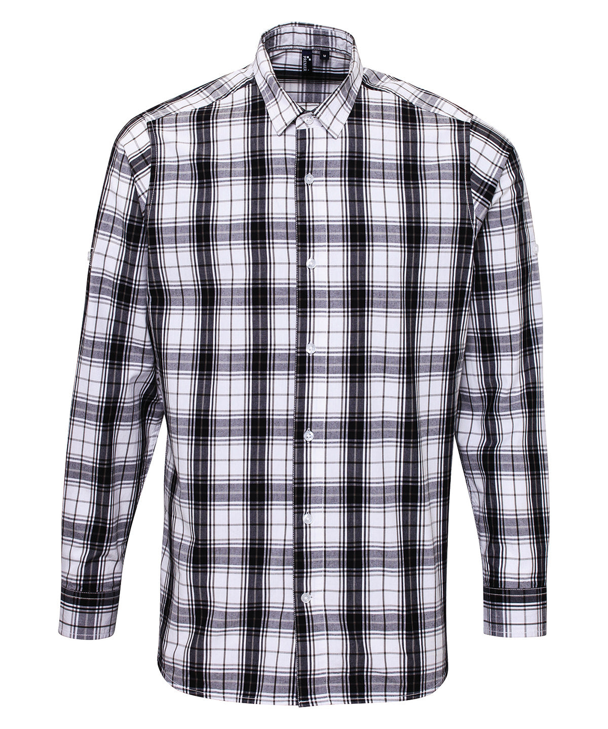 Premier PR254 Ginmill Check Long Sleeve Shirt - COOZO