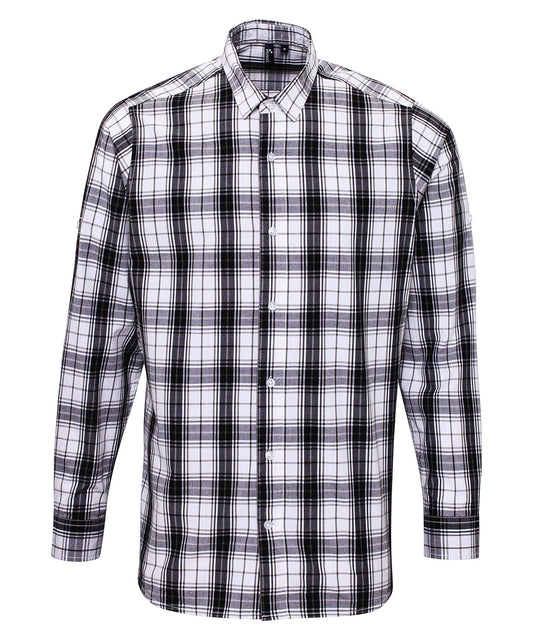 Premier PR254 Ginmill Check Long Sleeve Shirt - COOZO