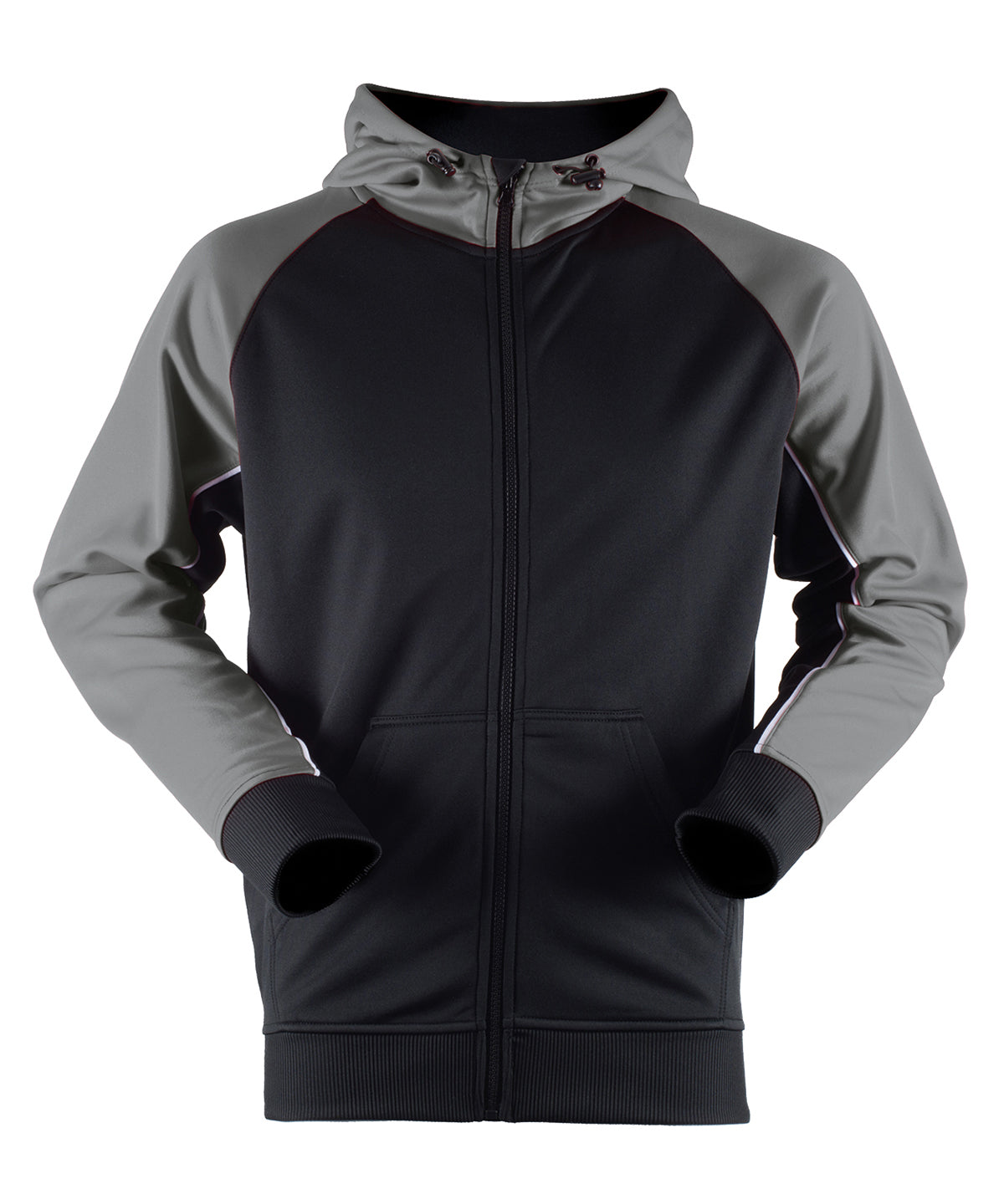 Finden and Hales LV340 Panelled Sports Hoodie - COOZO