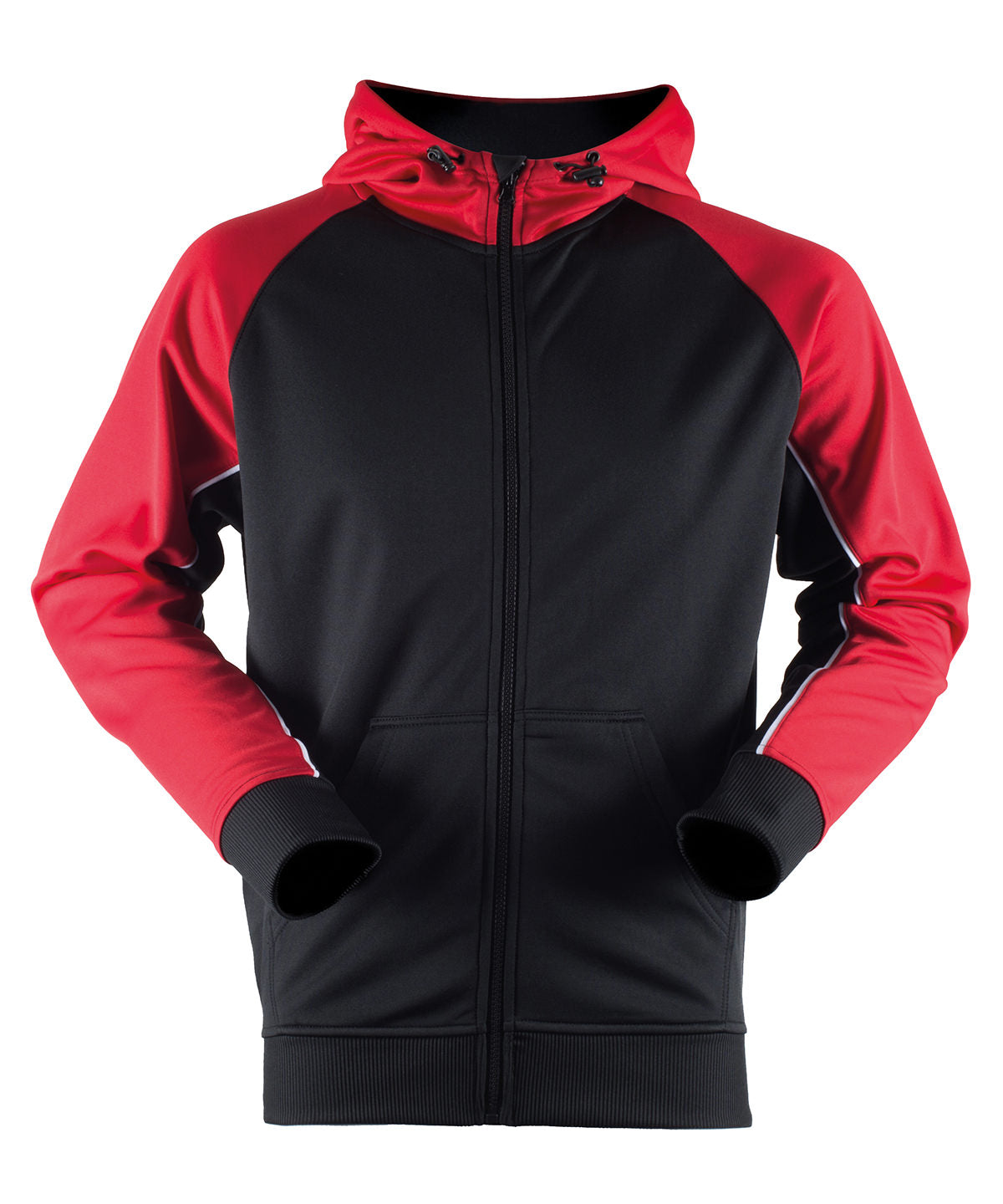 Finden and Hales LV340 Panelled Sports Hoodie - COOZO