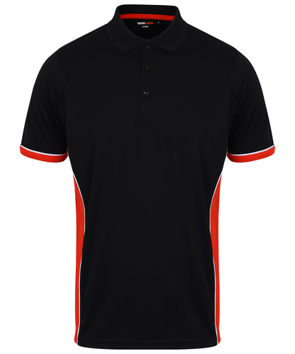 Finden and Hales LV355 Contrast Panel Polo Shirt - COOZO