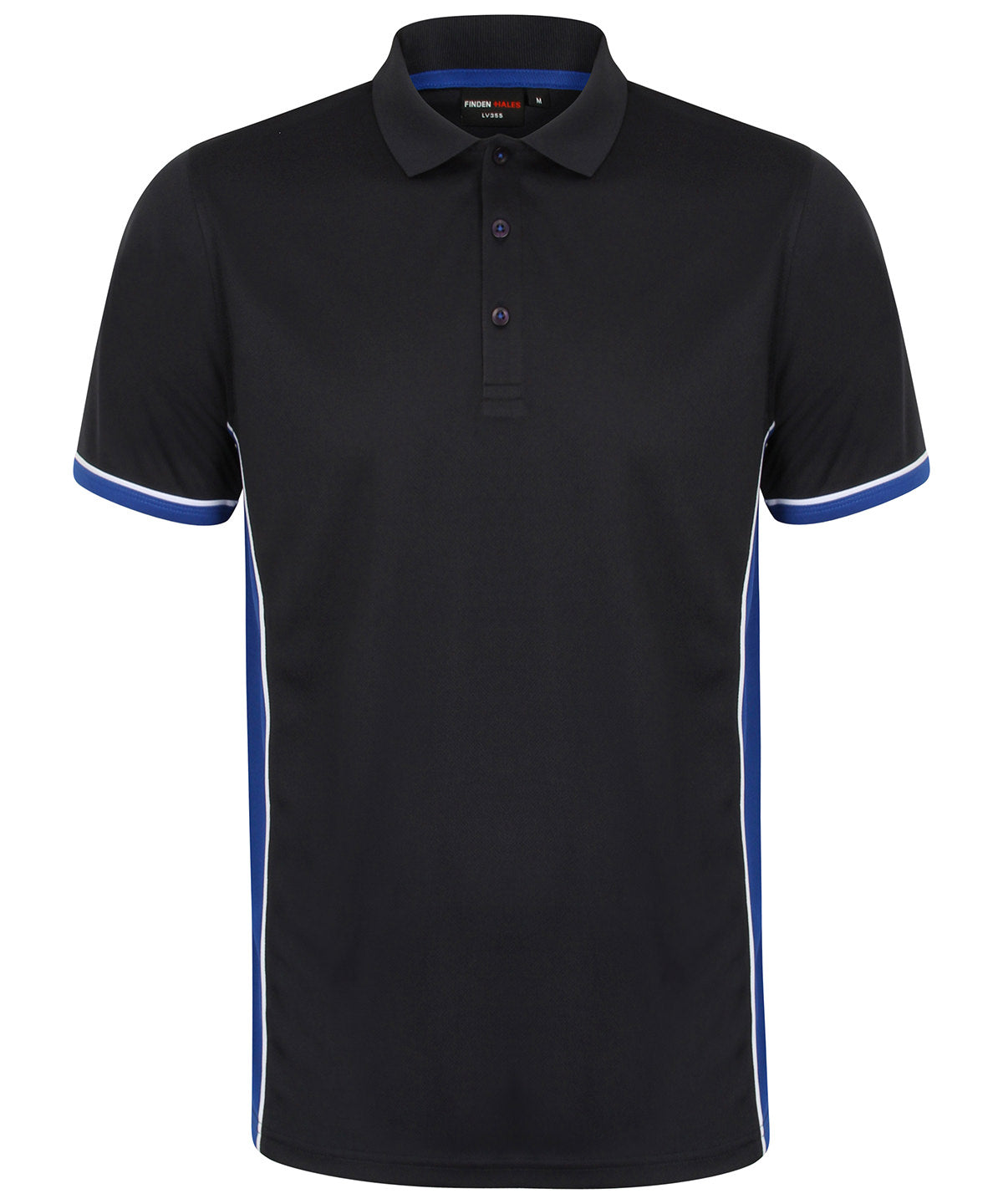 Finden and Hales LV355 Contrast Panel Polo Shirt - COOZO