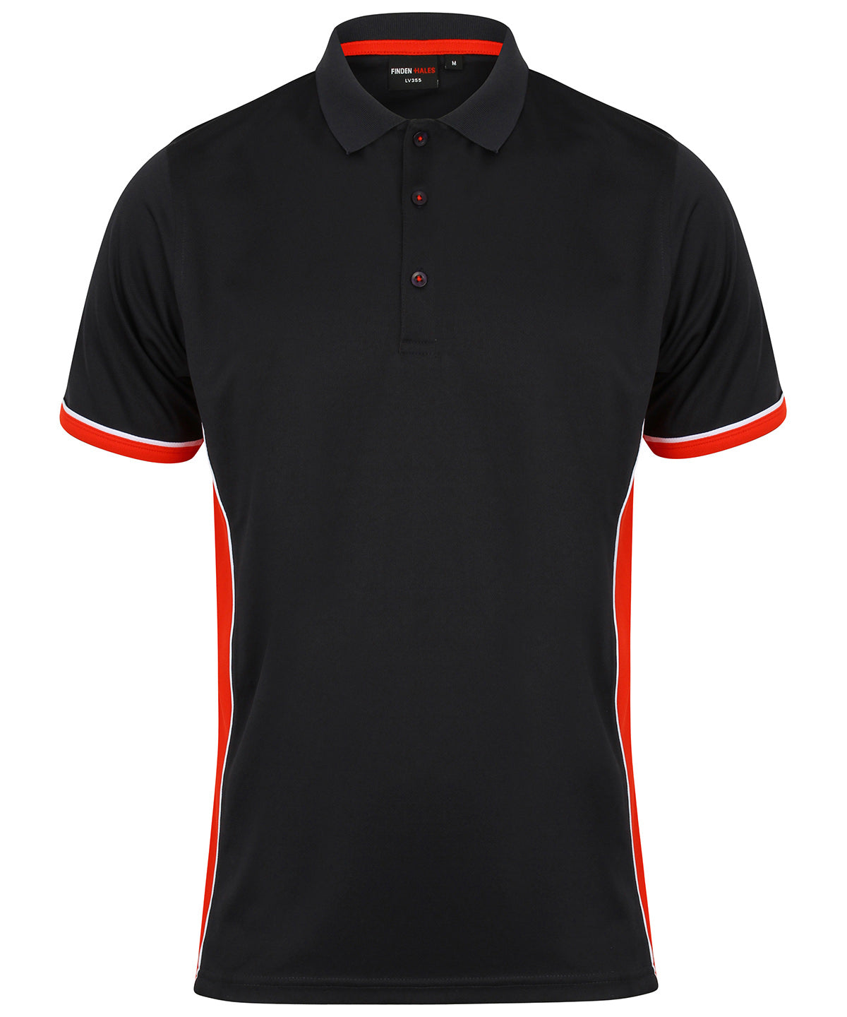 Finden and Hales LV355 Contrast Panel Polo Shirt - COOZO
