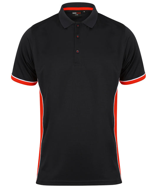 Finden and Hales LV355 Contrast Panel Polo Shirt - COOZO