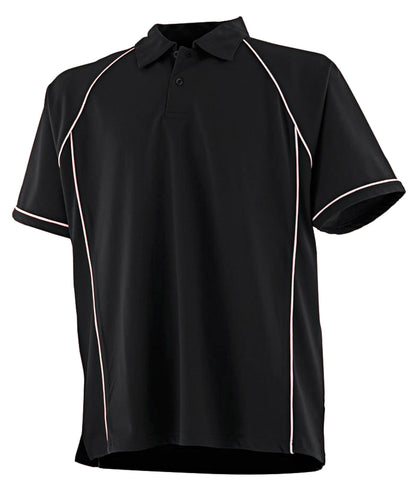 Finden and Hales LV370 Performance Piped Polo Shirt Main color - COOZO