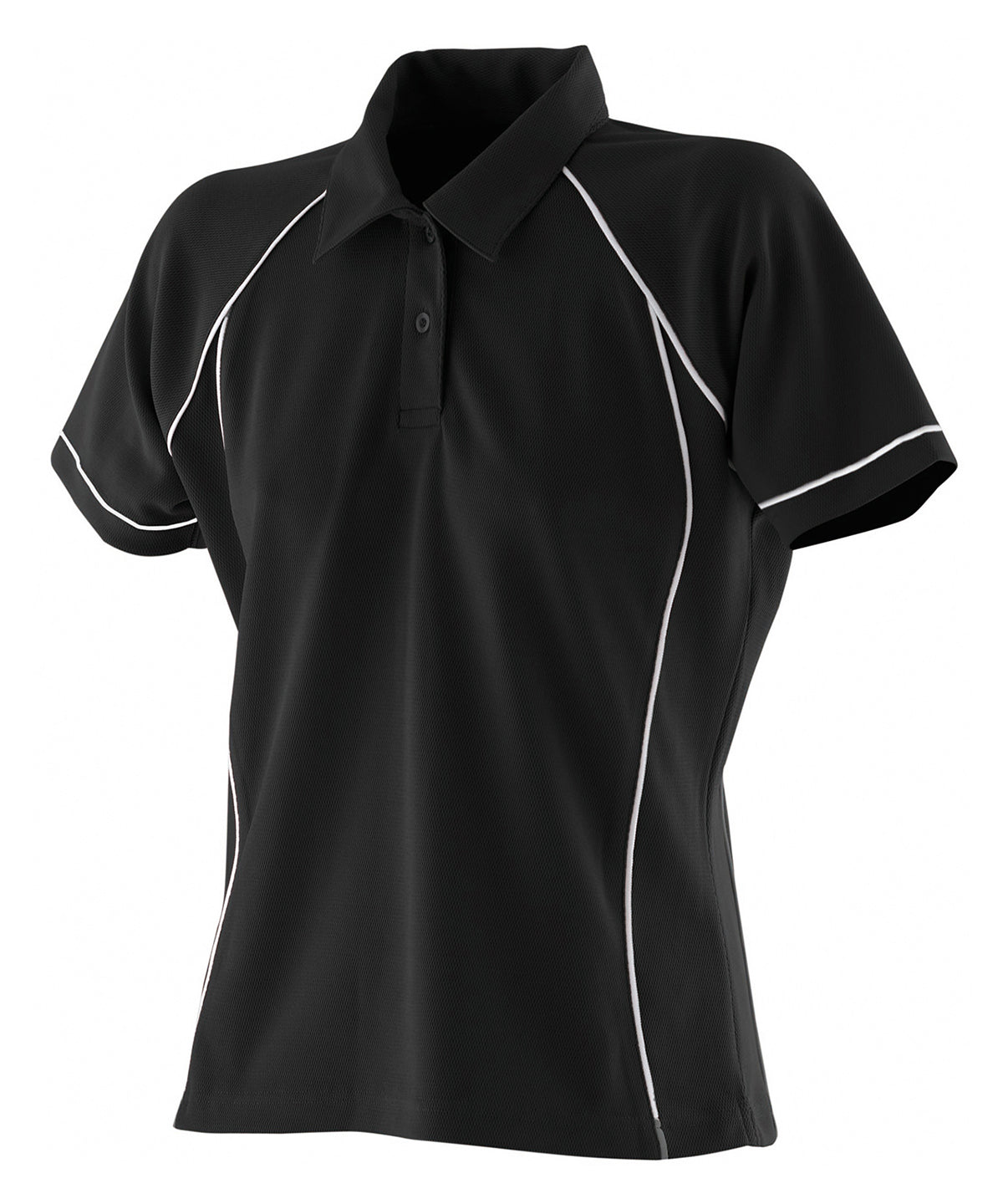 Finden and Hales LV371 Ladies Performance Piped Polo Shirt - COOZO