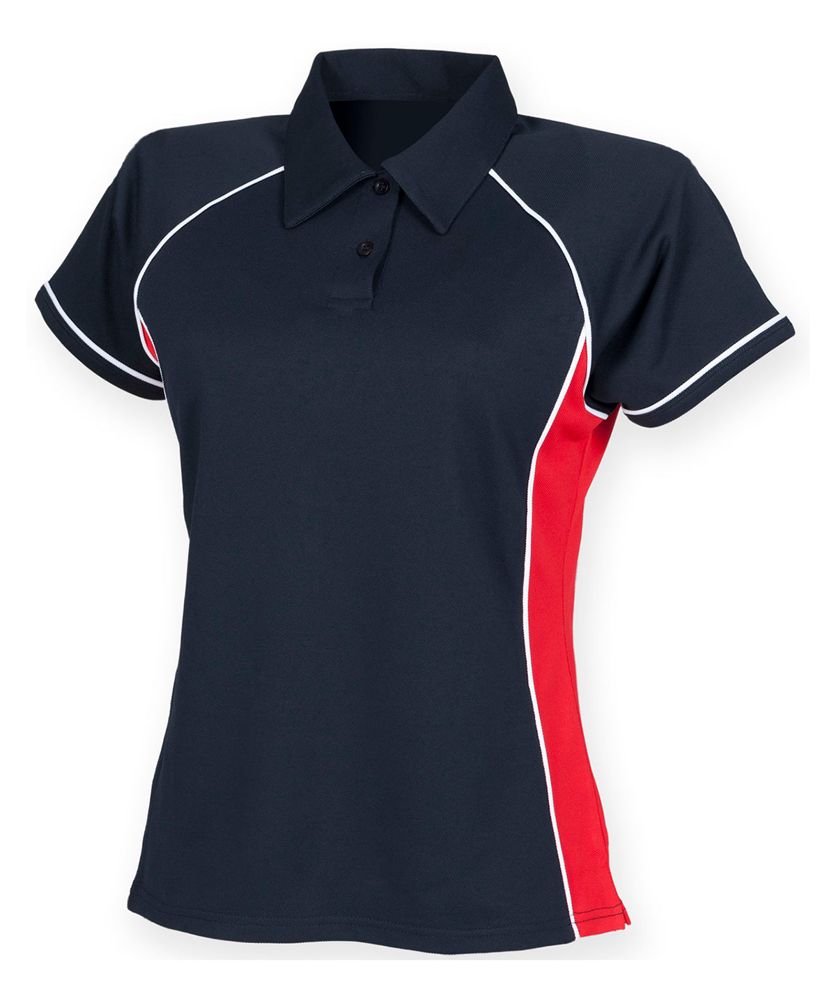 Finden and Hales LV371 Ladies Performance Piped Polo Shirt - COOZO
