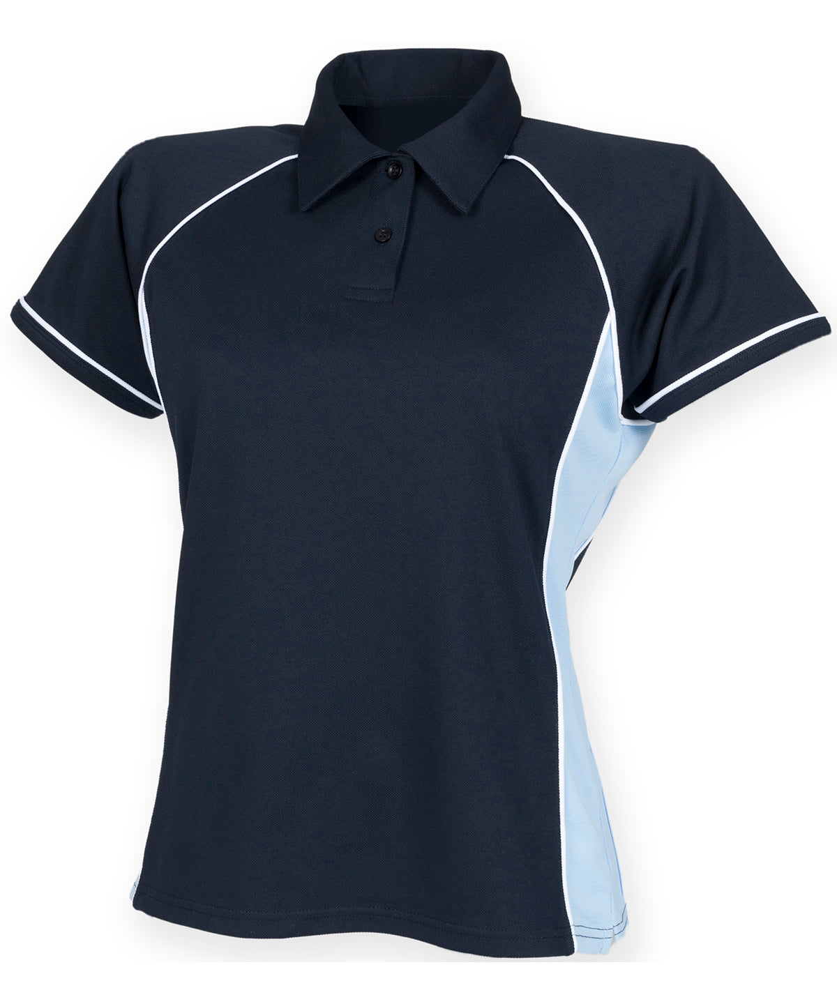 Finden and Hales LV371 Ladies Performance Piped Polo Shirt - COOZO