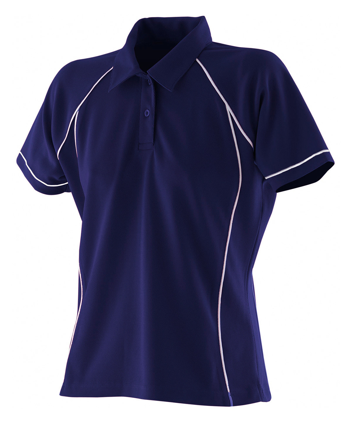 Finden and Hales LV371 Ladies Performance Piped Polo Shirt - COOZO