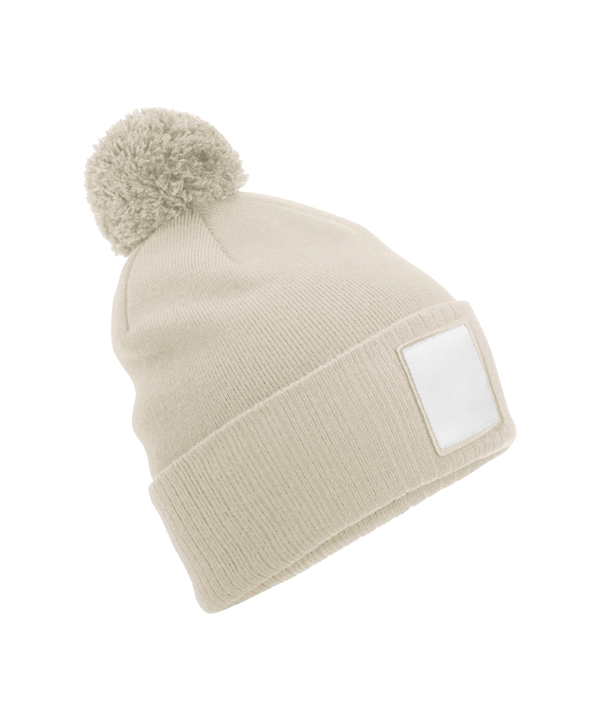 Beechfield B338R Appliqu patch pom beanie - COOZO