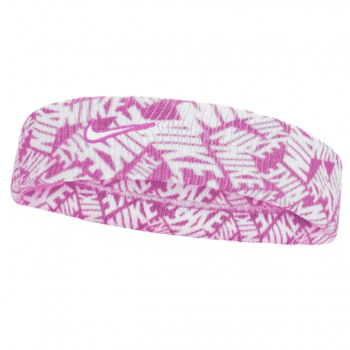 NIKE NKNIKE60 HEADBAND DRI-FIT SWOOSH CLASSIC PRINTED BLACK/WHITE - COOZO