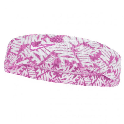 NIKE NKNIKE60 HEADBAND DRI-FIT SWOOSH CLASSIC PRINTED BLACK/WHITE - COOZO
