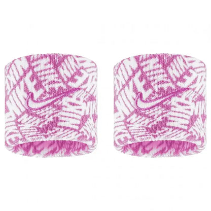 NIKE NKNIKE61 WRISTBAND DRI-FIT SWOOSH CLASSIC PRINTED BLACK/WHITE - COOZO