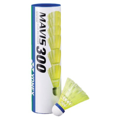 YONEX YNXM300YSM Yellow Mavis 300 Yellow Shuttles - Medium (Blue)Speed