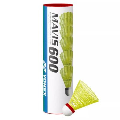 YONEX YNXM600YSF Mavis 600 Yellow Shuttles - Fast (Red) Speed