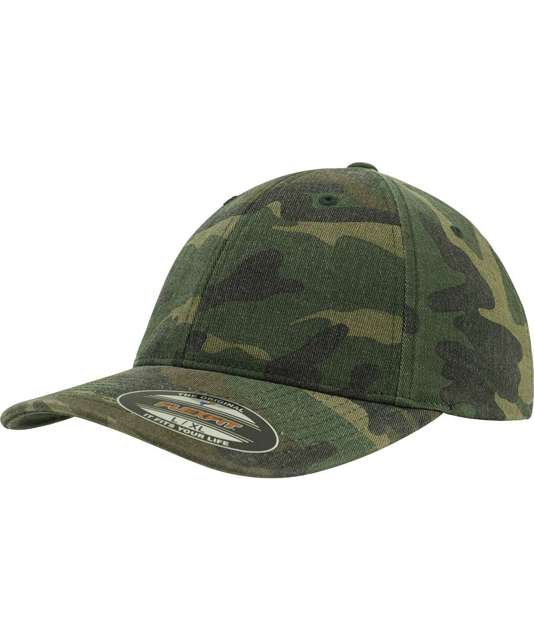 Flexfit YP026 Yupoong Flexfit 6977CA Garment Washed Camo - COOZO