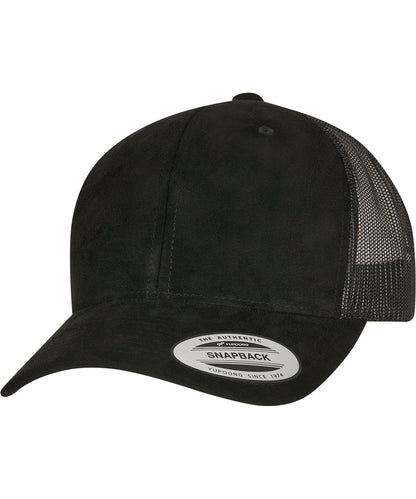 Flexfit YP236 Imitation suede leather trucker cap (6606SU) - COOZO