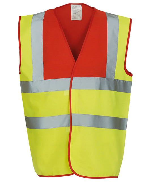 Yoko HVW100 Unisex Two Tone Class 1 Waistcoat/Work Safety Protective Gear Other color - COOZO