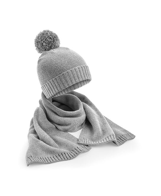 COOZO Knitted Beanie and Scarf Winter Accessory Gift Sets - COOZO