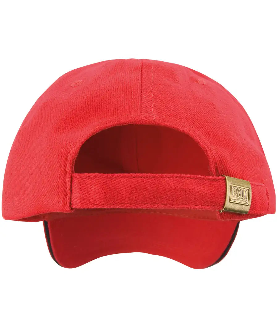 COOZO-Result Junior low-profile heavy brushed cotton cap with sandwich peak (R24JP)
