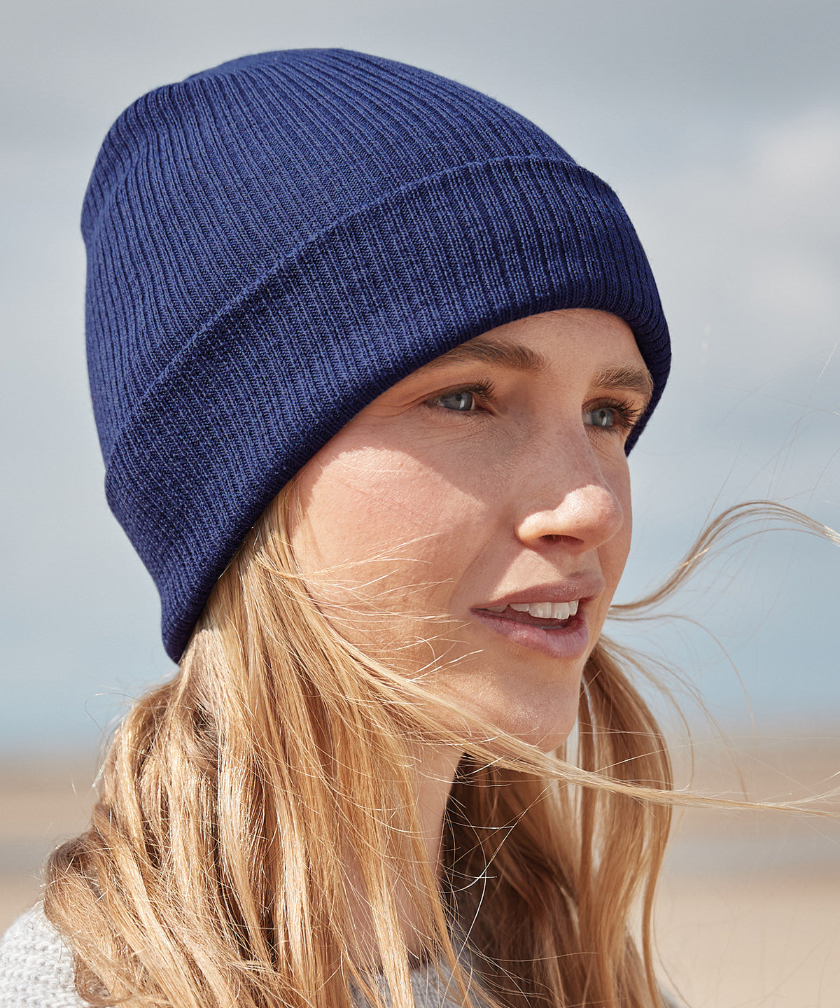 Beechfield Organic Cotton Fine Knit Beanie (B51N) - COOZO