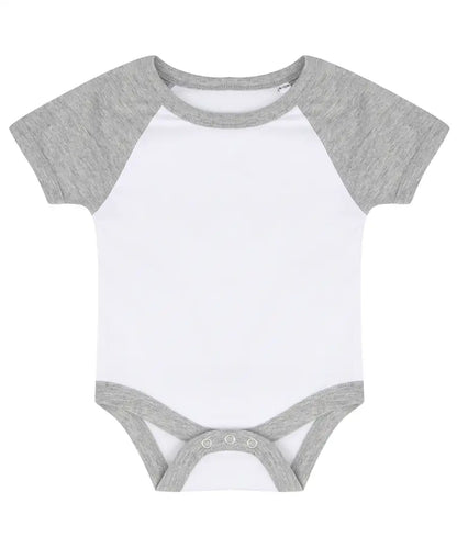 COOZO-Larkwood Essential Short Sleeve Baby Baseball Bodysuit (LW502)