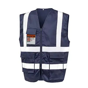 COOZO-Result Heavy duty polycotton security vest (R477X)