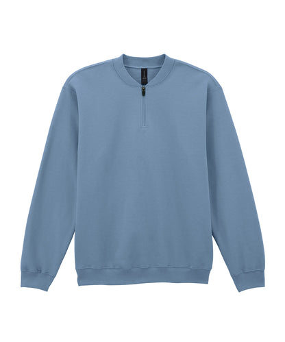 Gildan SF008 Softstyle Midweight 1/4 Zip Sweatshirt - COOZO