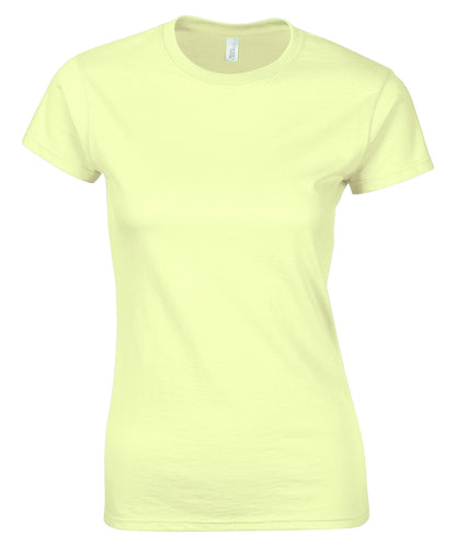 Gildan 64000L Ladies SoftStyle Fitted Ringspun T-Shirt Other Color - COOZO