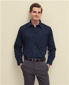 COOZO-Poplin Long Sleeve 120gsm Mens (65118)