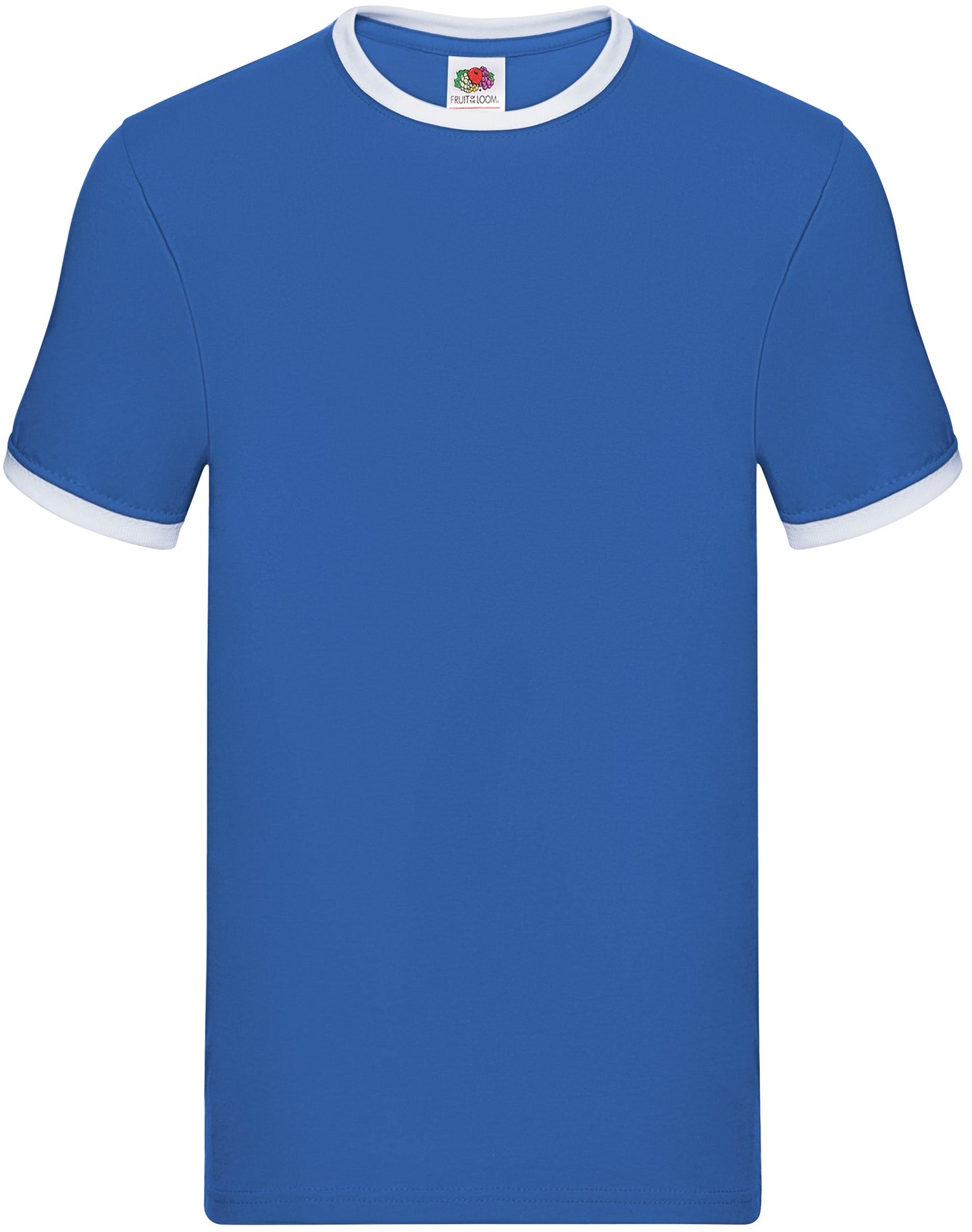 Fruit Of The Loom 61168 Adult Ringer Short Sleeve T-Shirt - COOZO