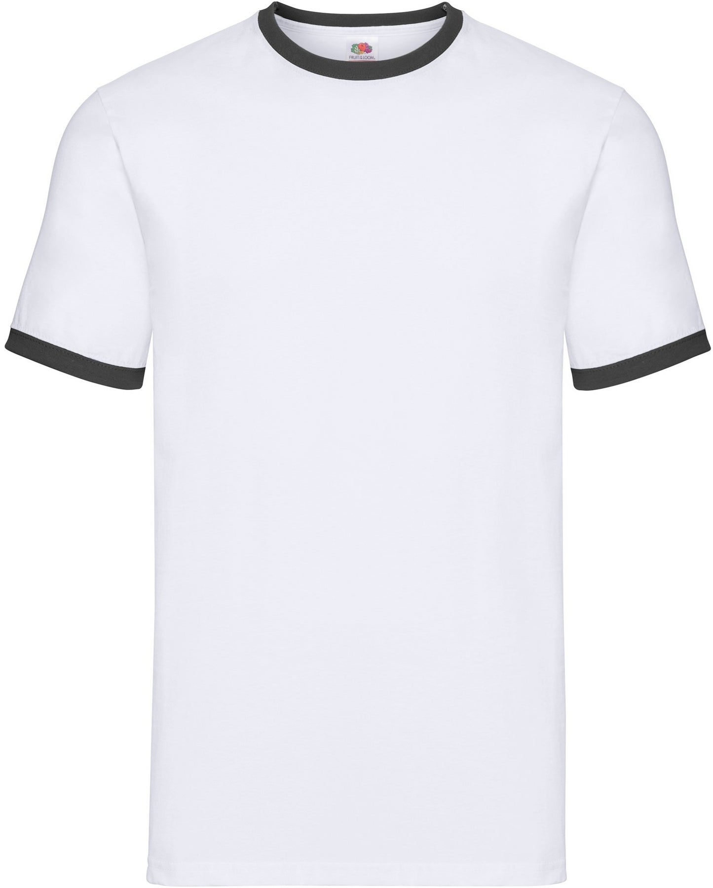 Fruit Of The Loom 61168 Adult Ringer Short Sleeve T-Shirt - COOZO