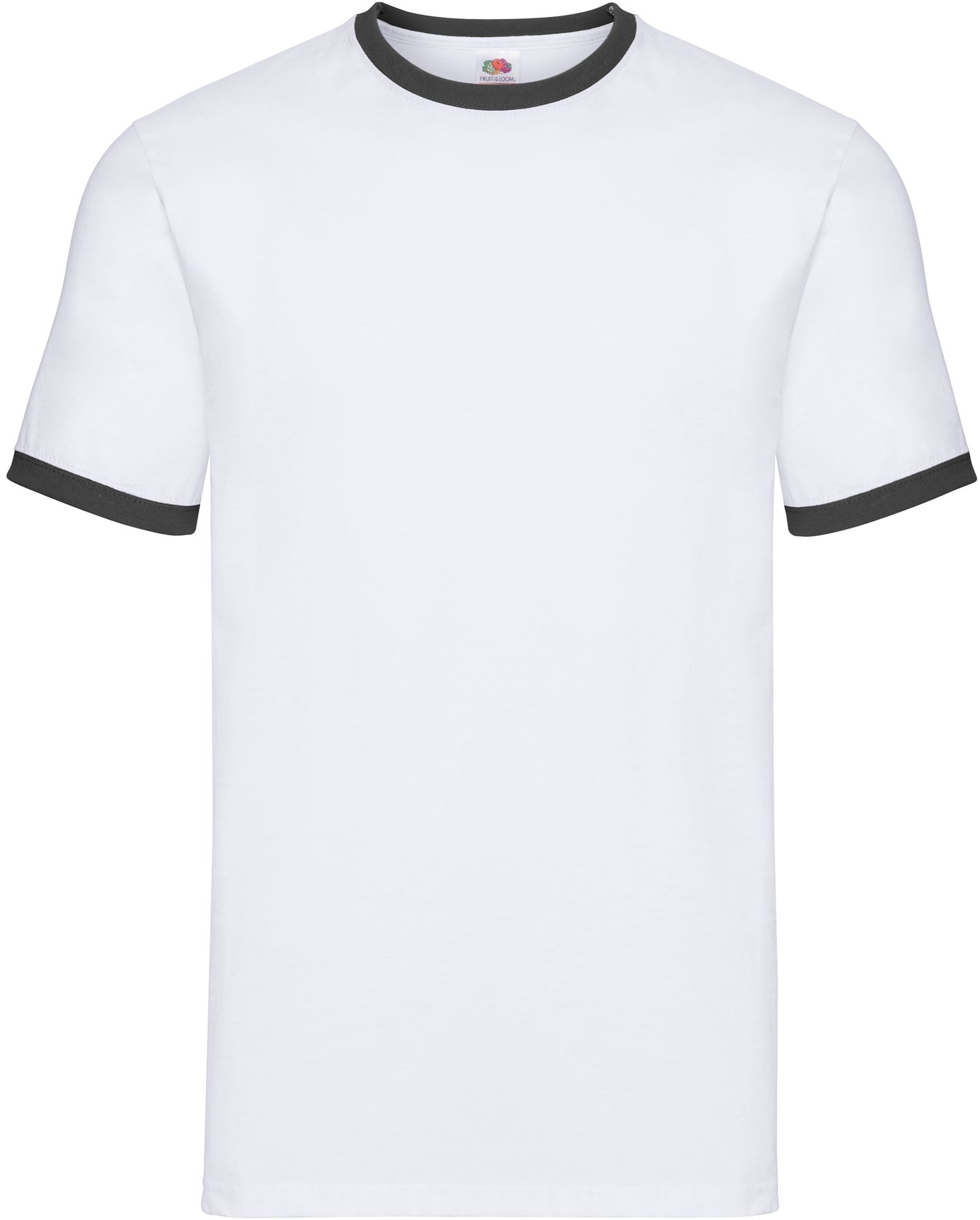 Fruit Of The Loom 61168 Adult Ringer Short Sleeve T-Shirt - COOZO