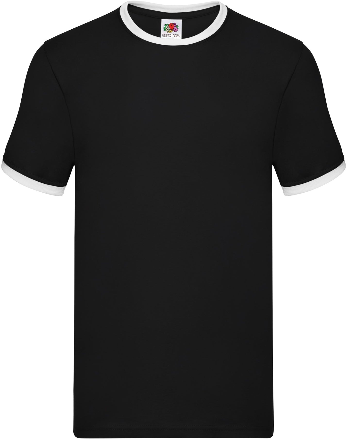 Fruit Of The Loom 61168 Adult Ringer Short Sleeve T-Shirt - COOZO