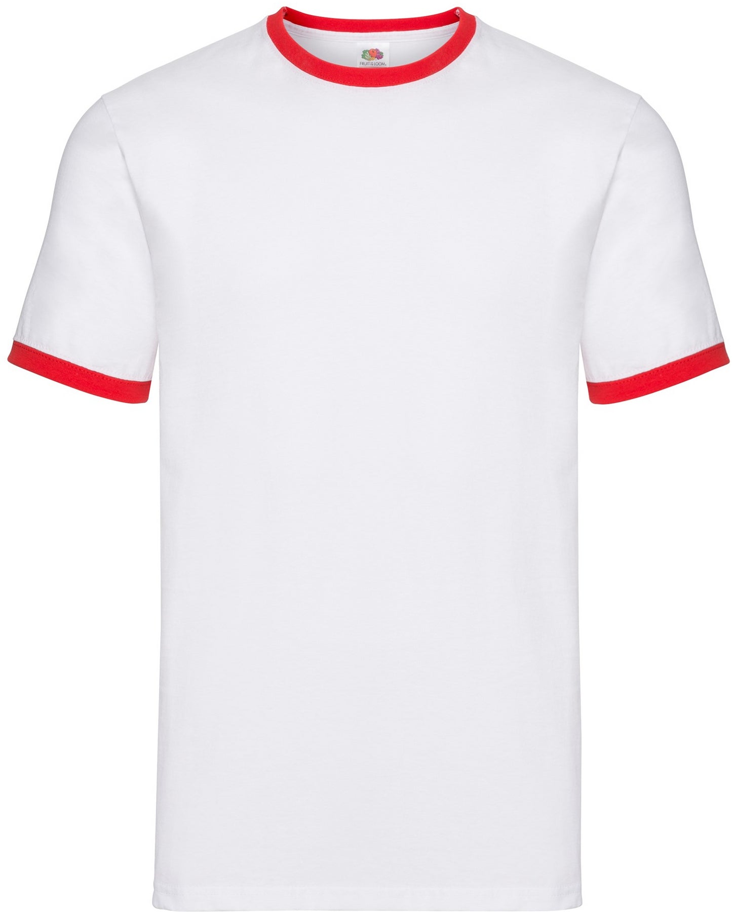 Fruit Of The Loom 61168 Adult Ringer Short Sleeve T-Shirt - COOZO