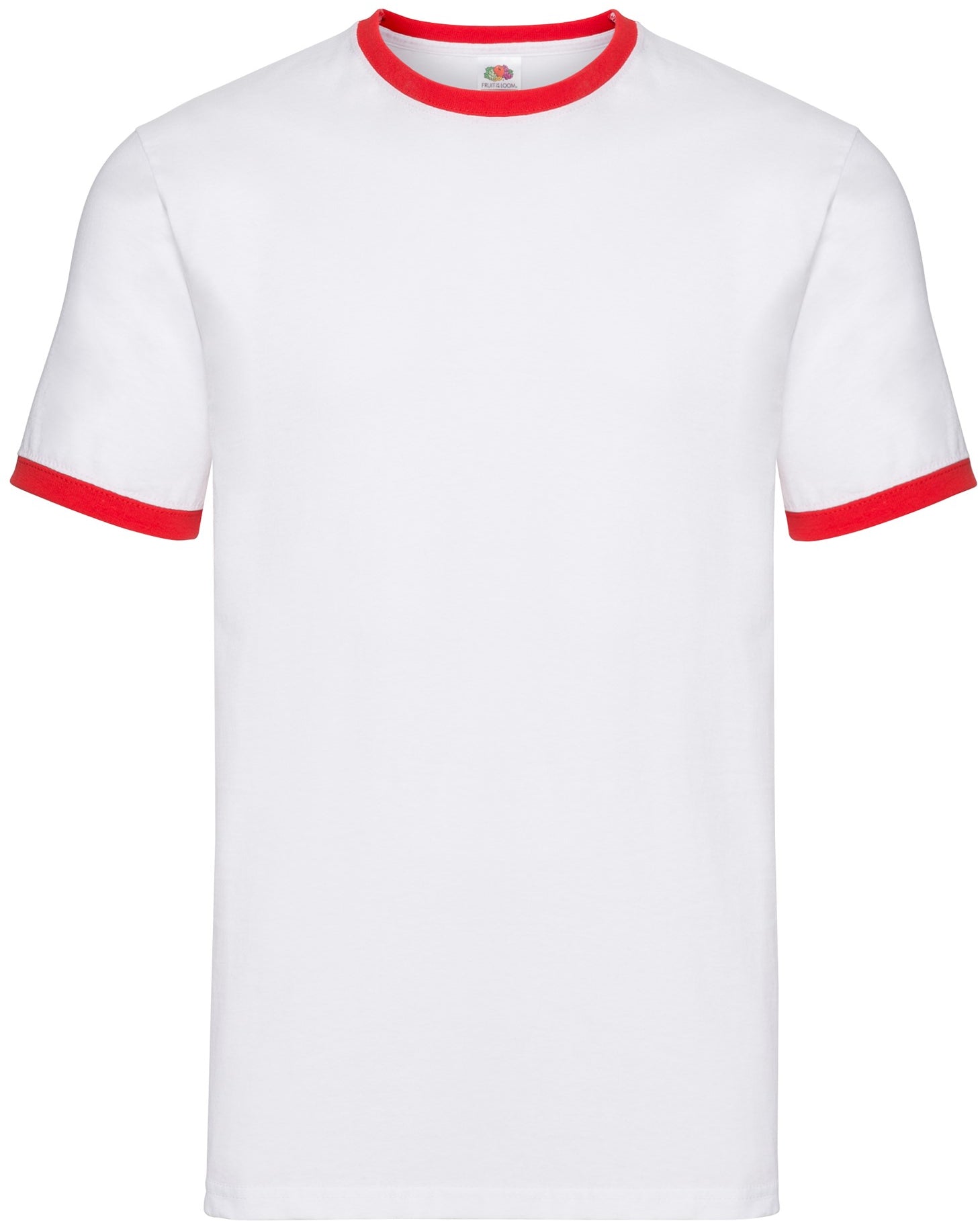 Fruit Of The Loom 61168 Adult Ringer Short Sleeve T-Shirt - COOZO