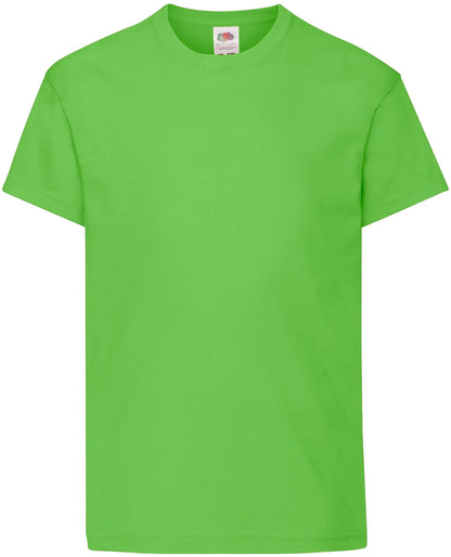 Fruit Of The Loom 61019 Kids Original Cotton Short Sleeve T-Shirt Other Color - COOZO