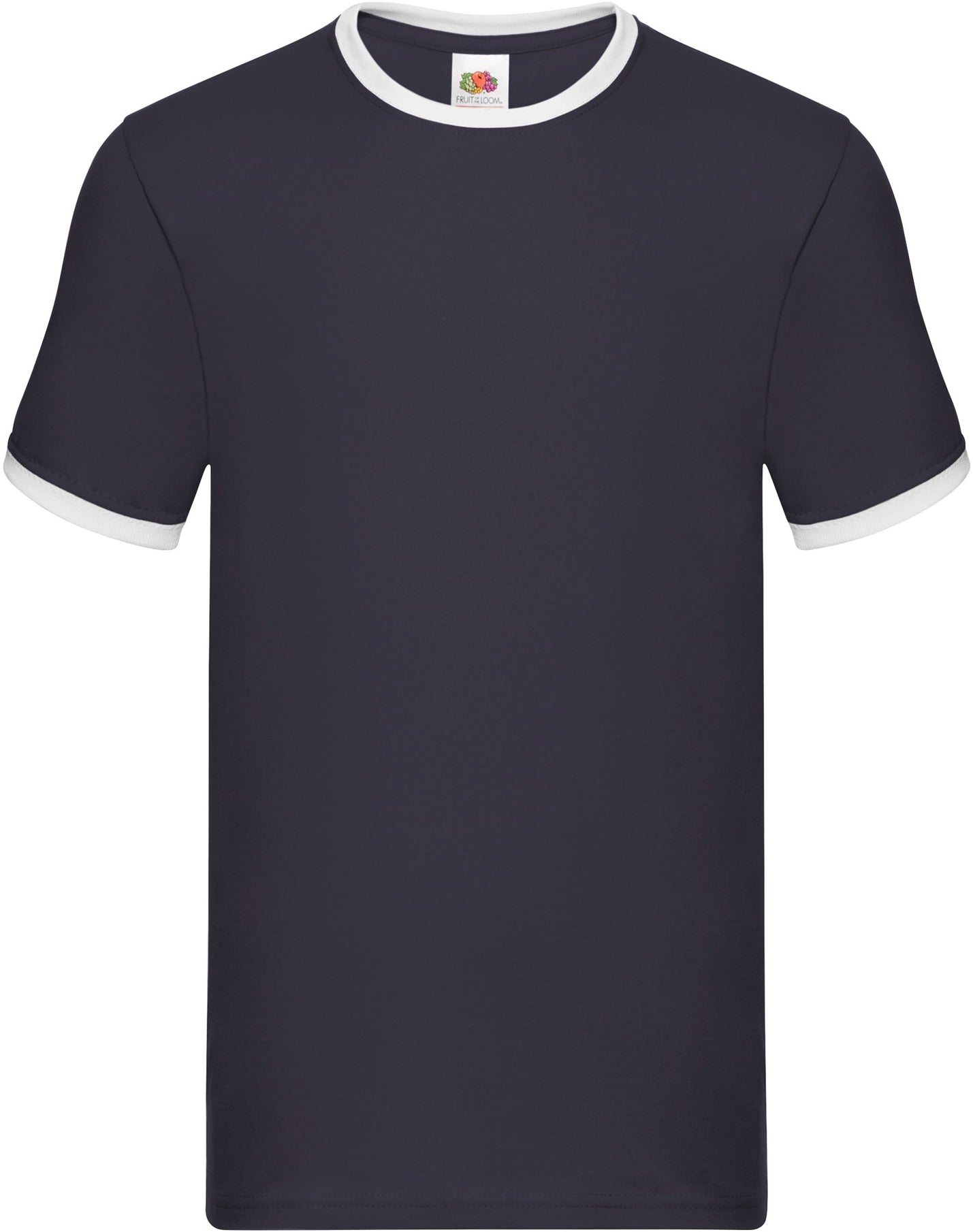 Fruit Of The Loom 61168 Adult Ringer Short Sleeve T-Shirt - COOZO
