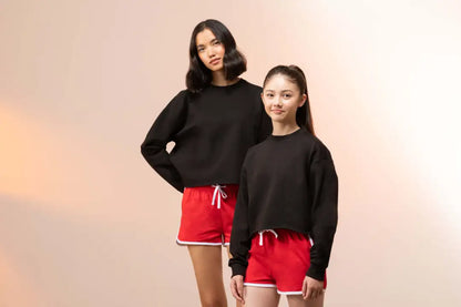 COOZO-Skinnifit Kids cropped slounge sweat (SM515)