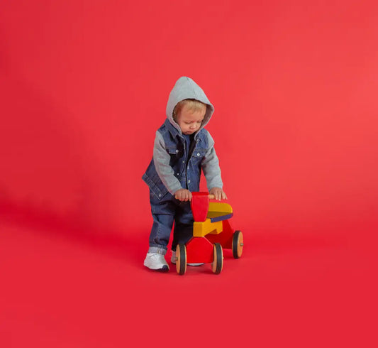 COOZO-Larkwood Denim jacket with fleece hood and sleeves (LW750)