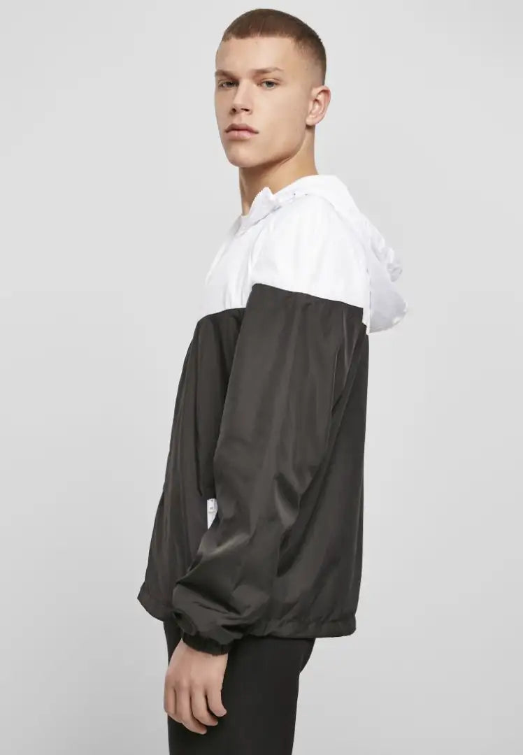 COOZO-Build your brand Two-tone tech windrunner jacket (BY129)