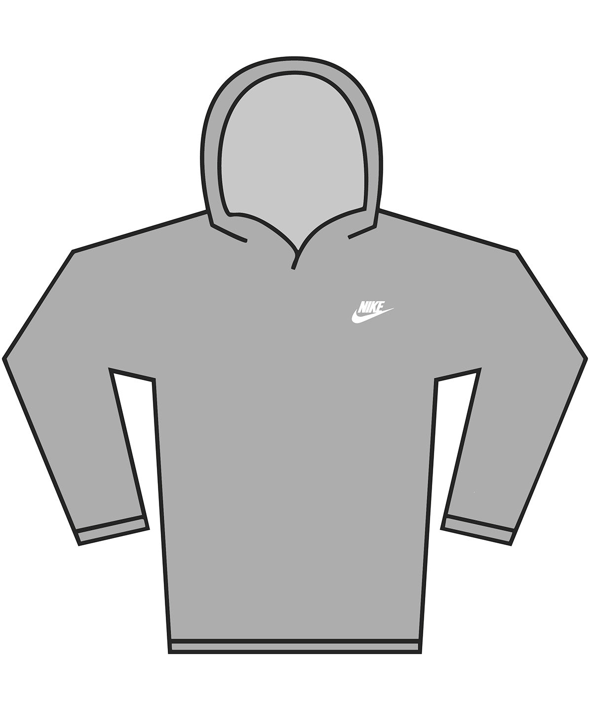 Nike NK425 Club Knit Hoodie