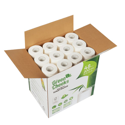 The Green Cheeks TGRNCKS Recycled Bamboo Toilet Paper