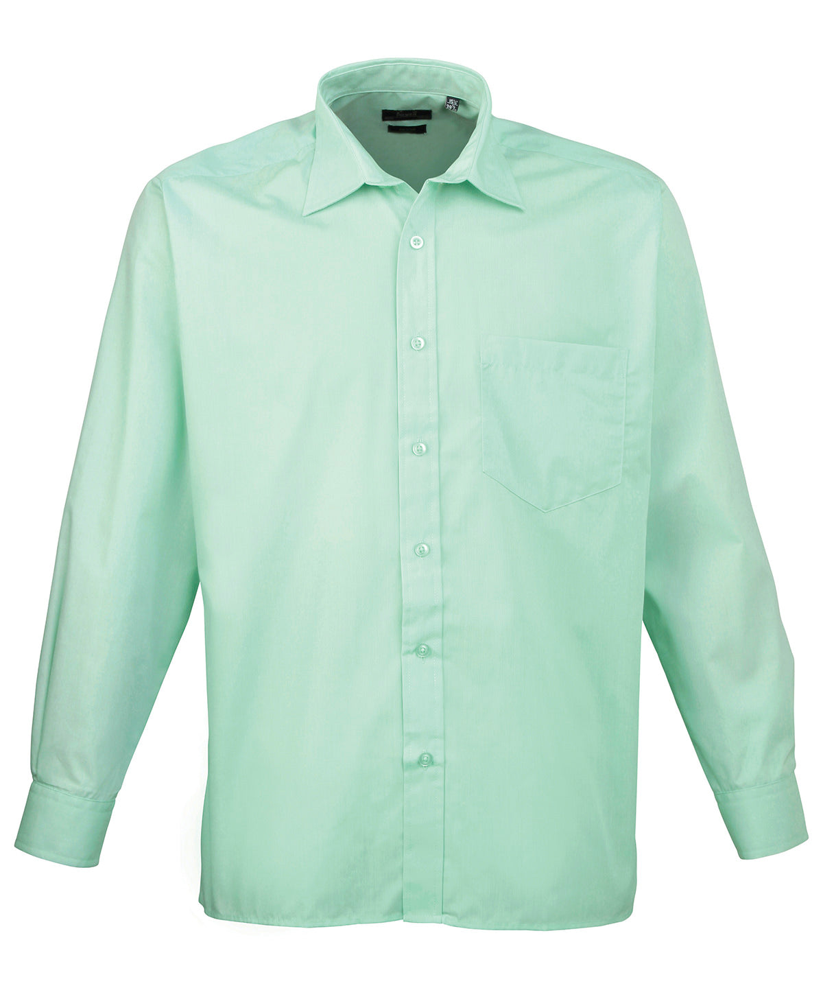 Premier Long Sleeve Poplin Shirt (PR200) Optional Colors - COOZO