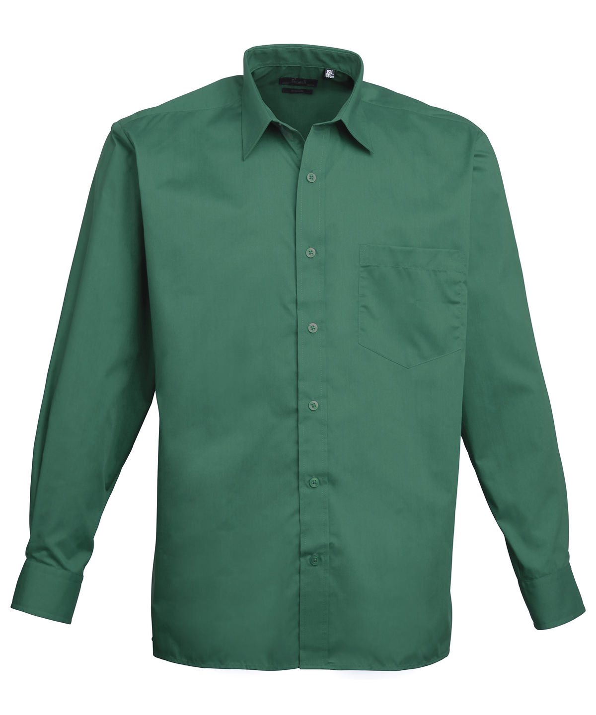 Premier Long Sleeve Poplin Shirt (PR200) Optional Colors - COOZO