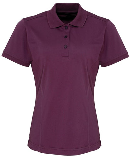 Premier Ladies Coolchecker Pique Polo Shirt Short Sleeve Quick Drying Polo PR616 - COOZO
