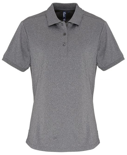 Premier Ladies Coolchecker Pique Polo Shirt Short Sleeve Quick Drying Polo PR616 - COOZO