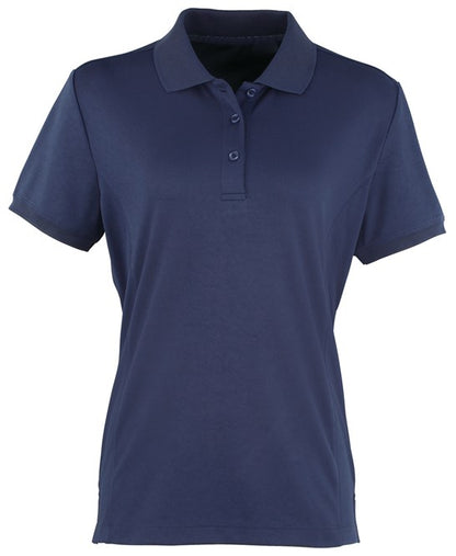 Premier Ladies Coolchecker Pique Polo Shirt Short Sleeve Quick Drying Polo PR616 - COOZO